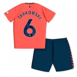 Lacne Dětský Futbalové dres Everton James Tarkowski #6 2023-24 Krátky Rukáv - Preč (+ trenírky)